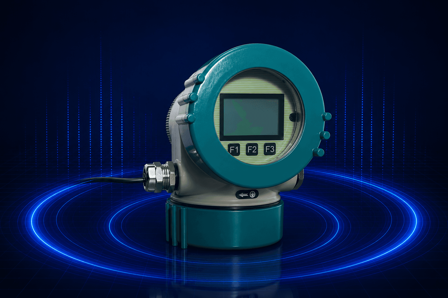 FLP Ultrasonic level transmitter with HART output