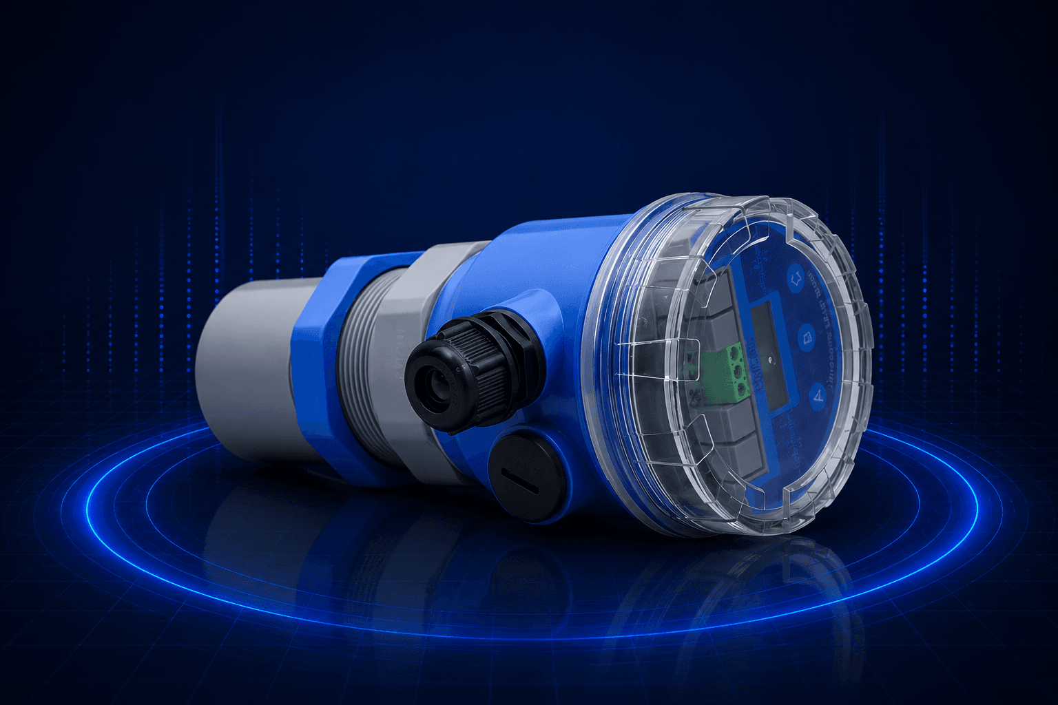 High-Performance Ultrasonic Level Meter with OLED Display