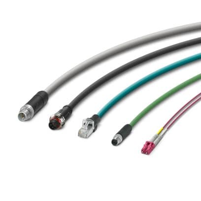 Cables and lines for signals, data, and power