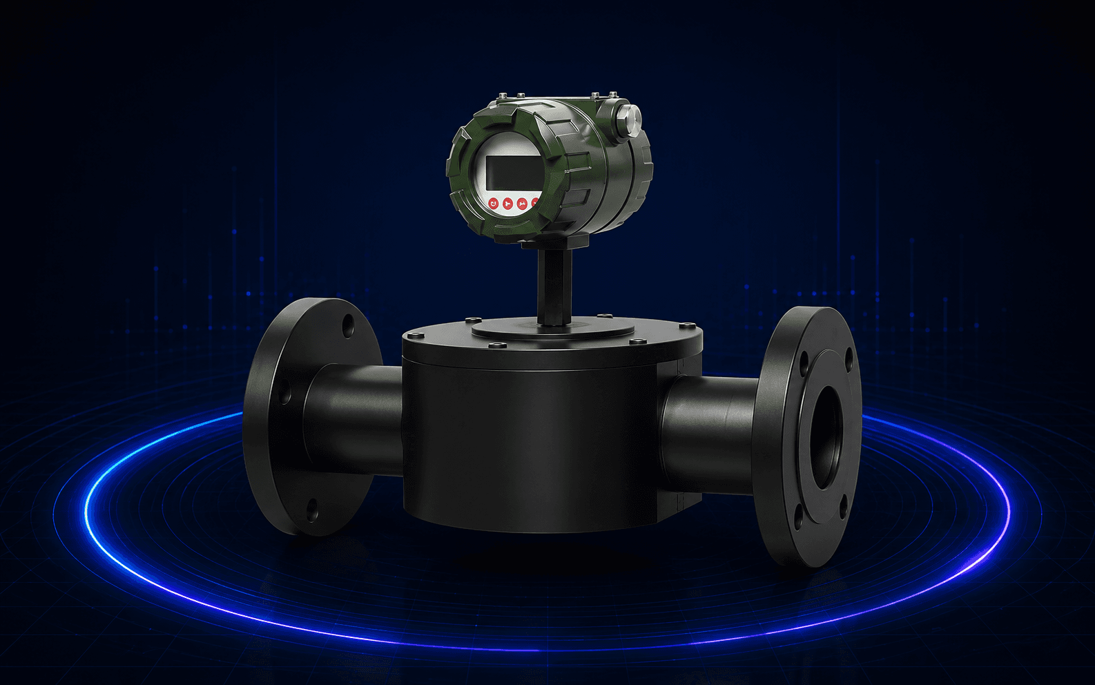 Digital Oval Gear Flow Meter