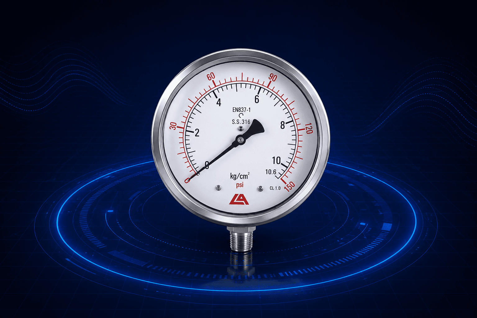 INDUSTRIAL HEAVY DUTY PRESSURE GAUGE (IPG/ BPG)