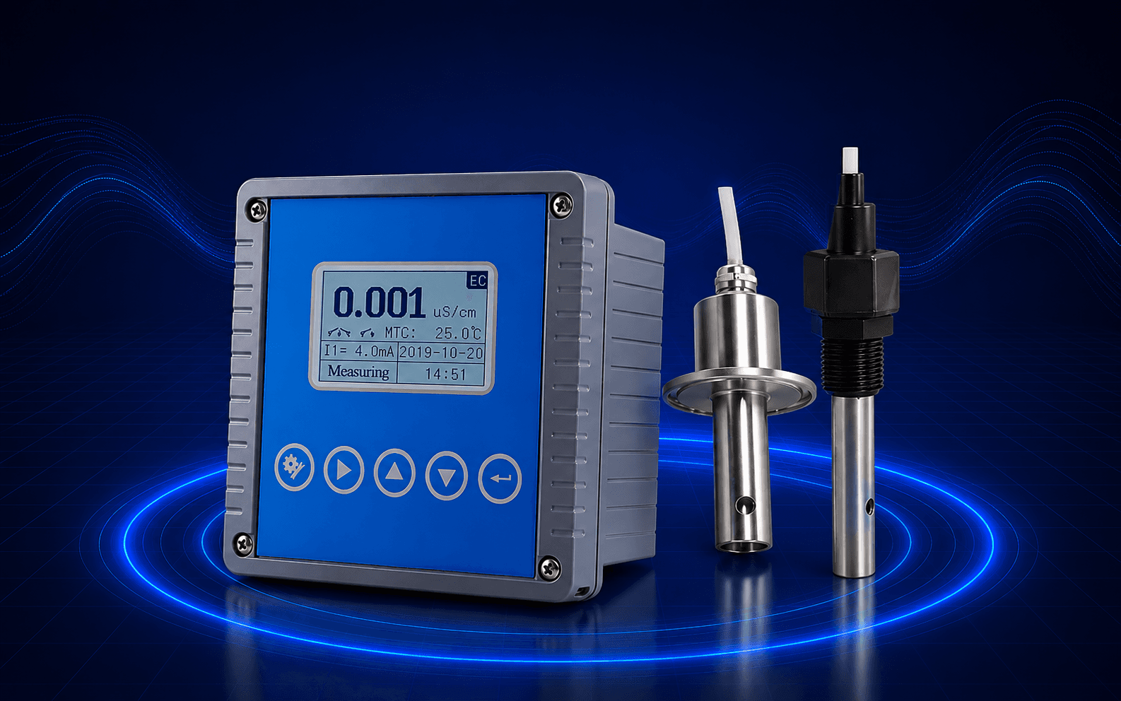 Conductivity TDS Salinity Resistivity Meter (STech-2080Pro)